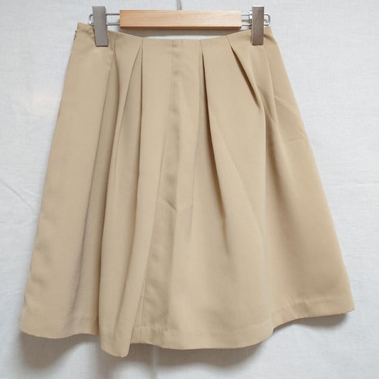ロペピクニック ROPE' PICNIC スカート ひざ丈スカート 36 無地 ベージュ / ベージュ /  レディース USED 古着 中古 10032918