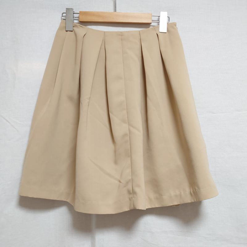 ロペピクニック ROPE' PICNIC スカート ひざ丈スカート 36 無地 ベージュ / ベージュ /  レディース USED 古着 中古 10032918