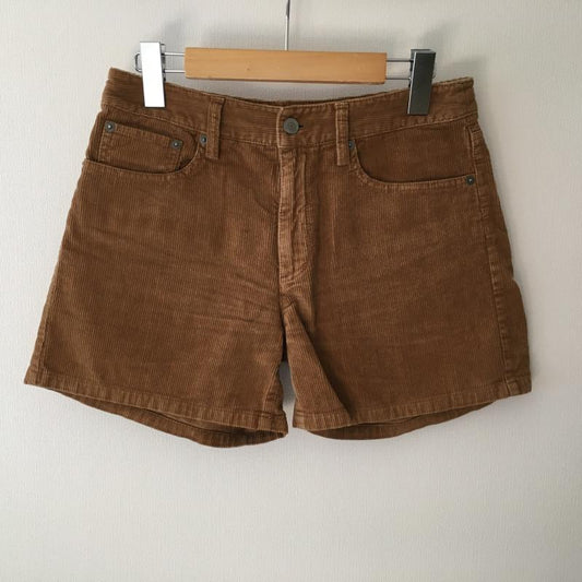 スピック＆スパン Spick & Span パンツ ショートパンツ コーデュロイ 36 無地 茶 / ブラウン /  レディース USED 古着 中古 10032935