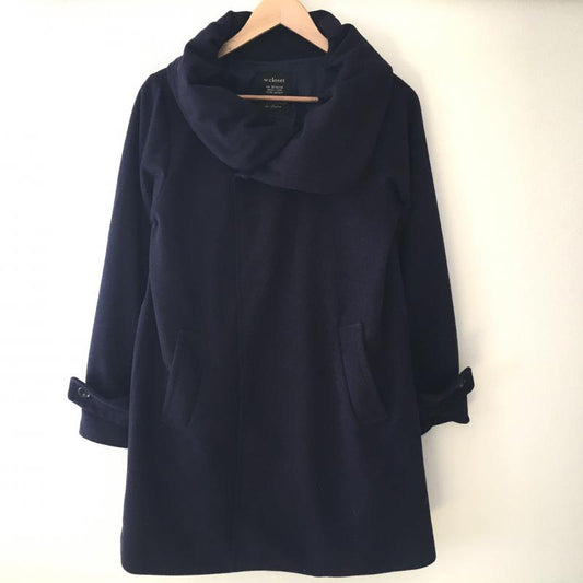 ダブルクローゼット w closet コート コート一般 FREE 無地 紺 / ネイビー /  レディース USED 古着 中古 10032967