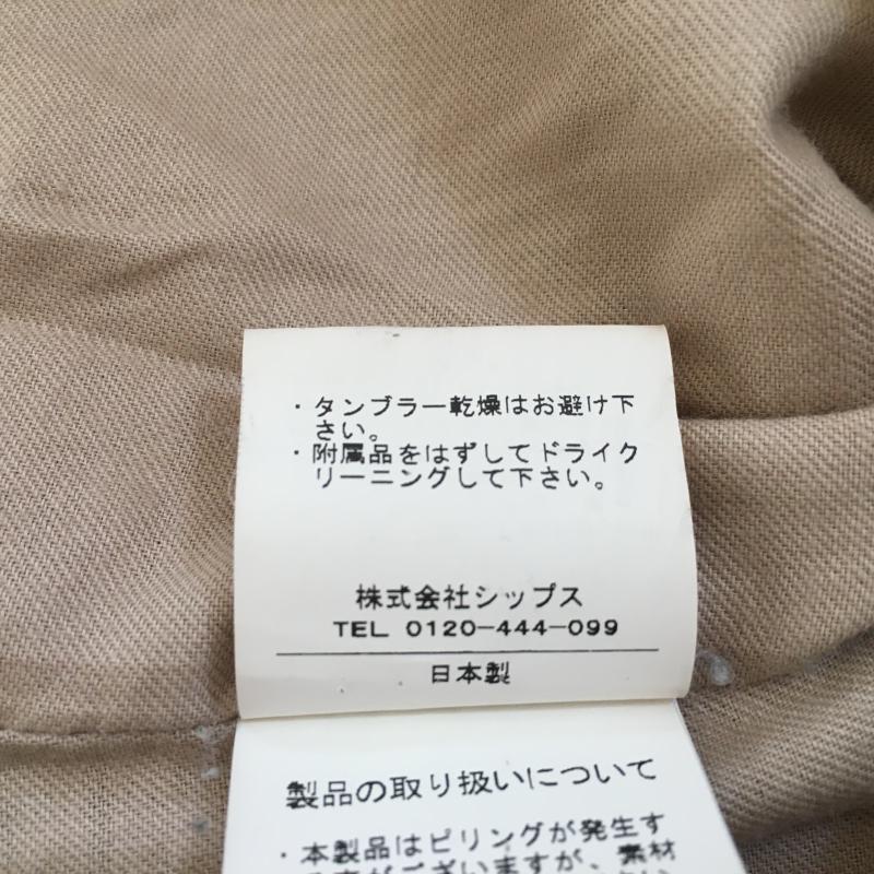 シップス SHIPS コート コート一般 S 無地 ベージュ / ベージュ /  レディース USED 古着 中古 10032968
