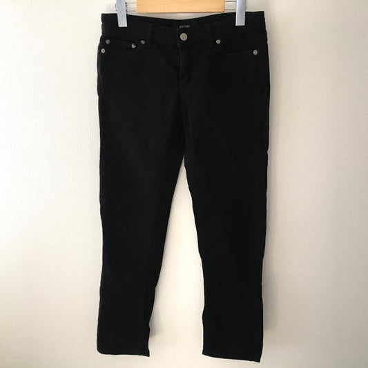 マカフィー MACPHEE パンツ チノパン 36 無地 黒 / ブラック /  レディース USED 古着 中古 10032969