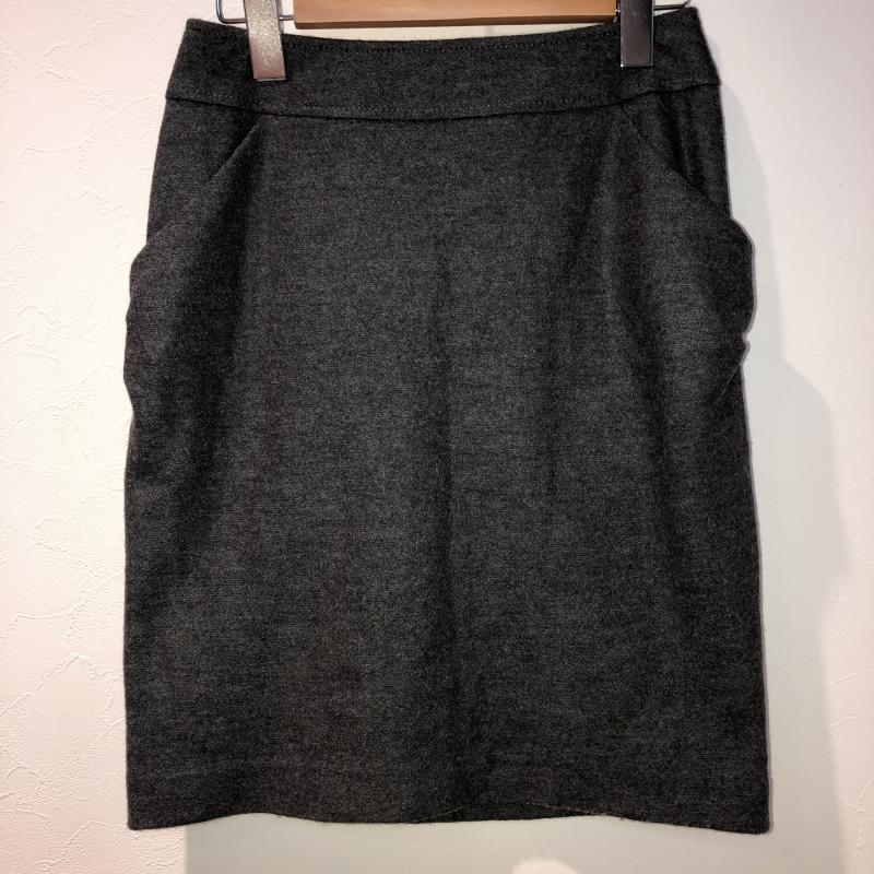 プロポーションボディドレッシング PROPORTION BODY DRESSING スカート ひざ丈スカート 2 無地 灰 / グレー /  レディース USED 古着 中古 10033062