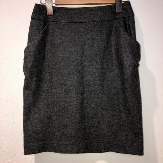 プロポーションボディドレッシング PROPORTION BODY DRESSING スカート ひざ丈スカート 2 無地 灰 / グレー /  レディース USED 古着 中古 10033062