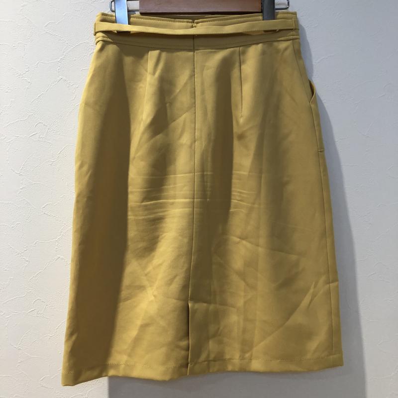 プロポーションボディドレッシング PROPORTION BODY DRESSING スカート ひざ丈スカート 3 無地 黄 / イエロー /  レディース USED 古着 中古 10033063