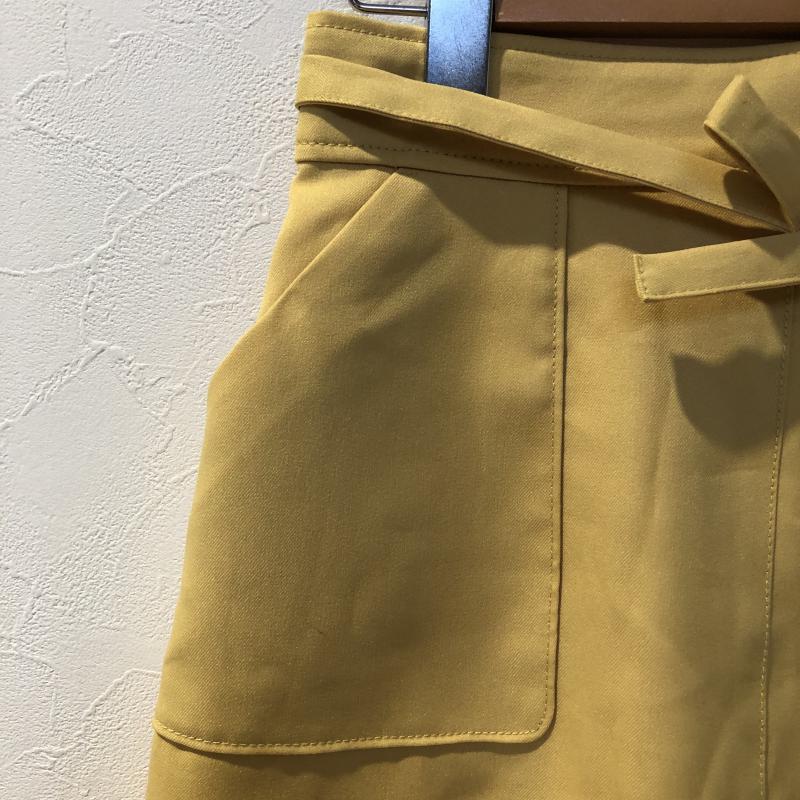 プロポーションボディドレッシング PROPORTION BODY DRESSING スカート ひざ丈スカート 3 無地 黄 / イエロー /  レディース USED 古着 中古 10033063