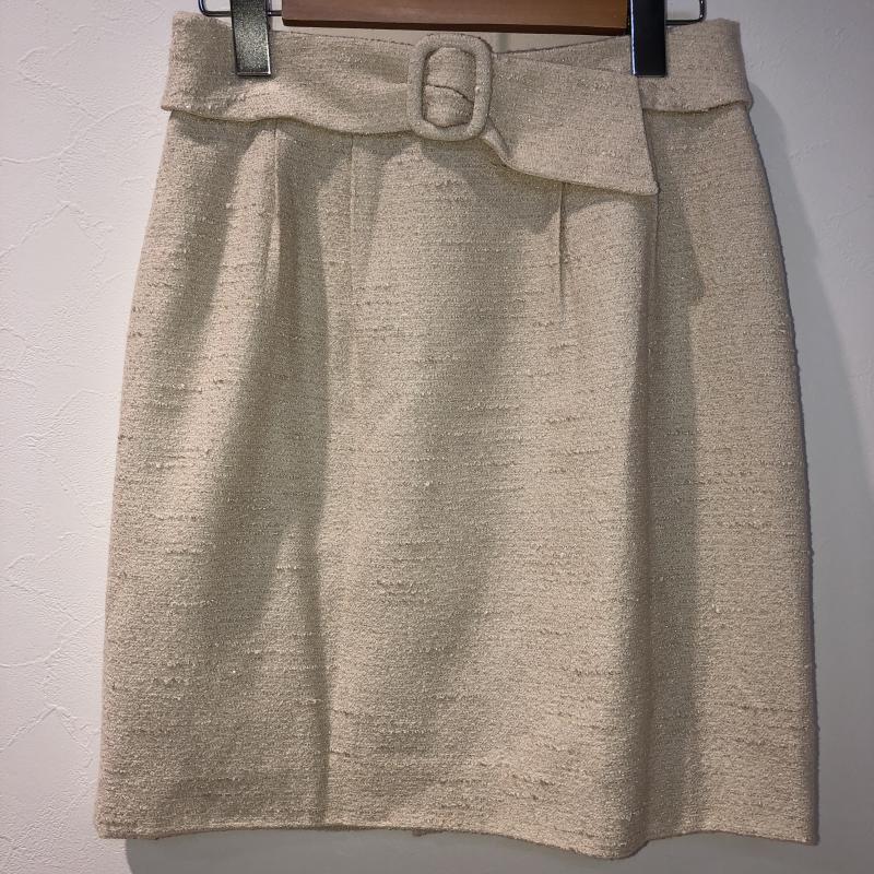 プロポーションボディドレッシング PROPORTION BODY DRESSING スカート ひざ丈スカート 2 無地 ベージュ / ベージュ /  レディース USED 古着 中古 10033064