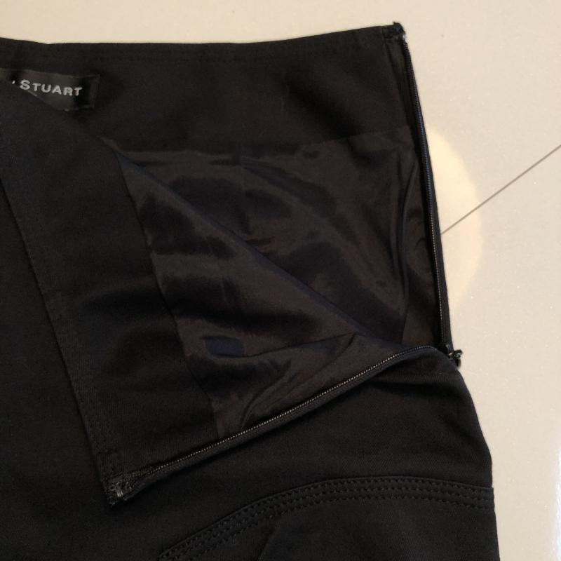 ジルスチュアート JILLSTUART スカート ひざ丈スカート 2 無地 黒 / ブラック /  レディース USED 古着 中古 10033066