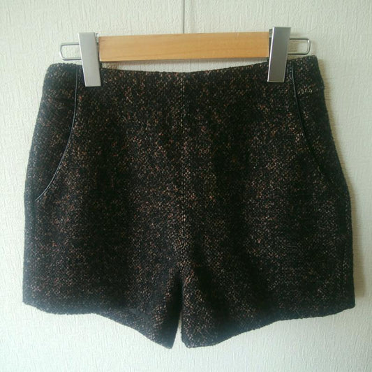 ケービーエフ KBF パンツ ショートパンツ 36  黒 / ブラック / X 橙 / オレンジ / X ベージュ / ベージュ /  レディース USED 古着 中古 10033091