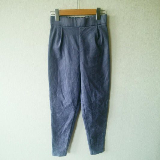ジーナシス JEANASIS ボトムス ボトムス テーパードパンツ FREE 無地 紫 / パープル /  レディース USED 古着 中古 10033094