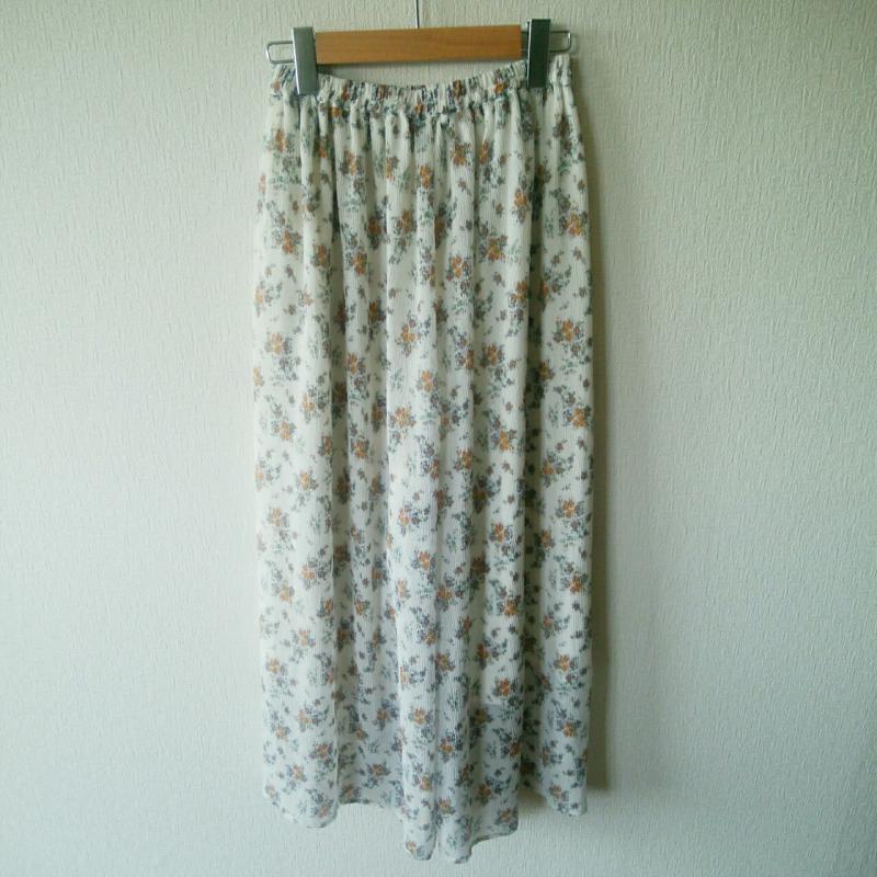 ロペピクニック ROPE' PICNIC ボトムス ボトムス スカンツ 38 花柄 白 / ホワイト /  レディース USED 古着 中古 10033101