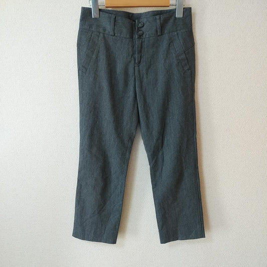 イネド INED パンツ スラックス 7 無地 灰 / グレー /  レディース USED 古着 中古 10033122
