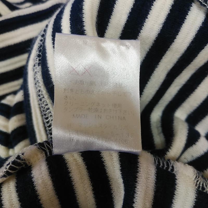 スナイデル SNIDEL ワンピース ミニスカート 0 ボーダー柄 白 / ホワイト / X 紺 / ネイビー /  レディース USED 古着 中古 10033139