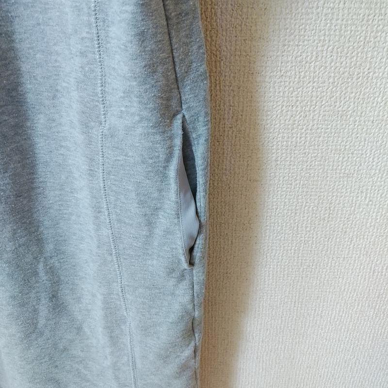 イネド INED ワンピース ひざ丈スカート 無地 灰 / グレー /  レディース USED 古着 中古 10033140