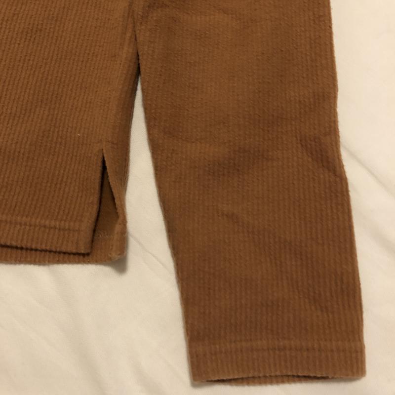 カスタネ Kastane カットソー 長袖 リブカットソー FREE 無地 茶 / ブラウン /  レディース USED 古着 中古 10033149