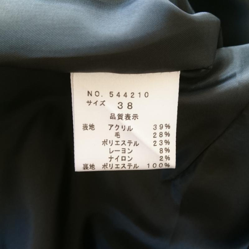 イプダ epuda ワンピース ひざ丈スカート 38 無地 白 / ホワイト / X 黒 / ブラック /  レディース USED 古着 中古 10033186