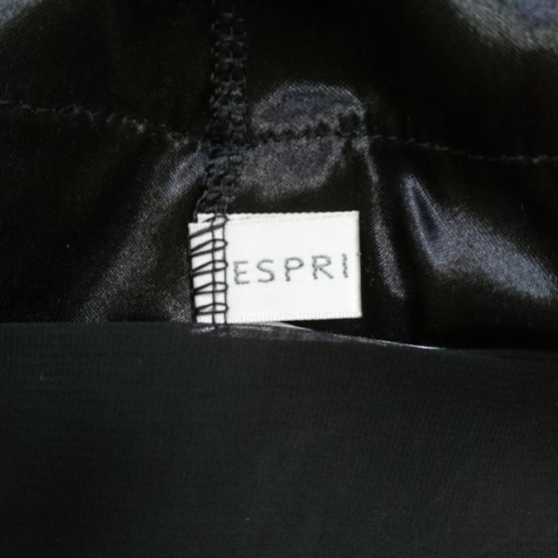 エスプリミュール ESPRITMUR スカート ひざ丈スカート 無地 黒 / ブラック /  レディース USED 古着 中古 10033205