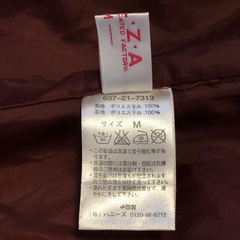 コルザ COLZA スカート ひざ丈スカート M 無地 えんじ / ワインレッド /  レディース USED 古着 中古 10033249