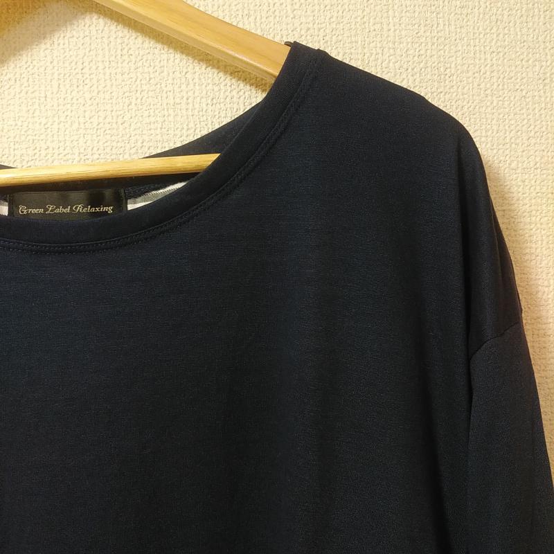 グリーンレーベルリラクシング green label relaxing カットソー 七分袖 無地 X ボーダー柄 紺 / ネイビー / X 白 / ホワイト / X 灰 / グレー /  レディース USED 古着 中古 10033270