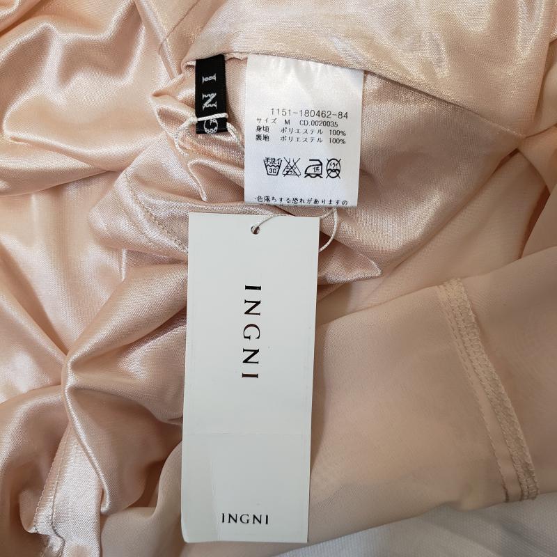 イング INGNI カットソー 半袖 M 無地 桃 / ピンク / X 黒 / ブラック /  レディース USED 古着 中古 10033280