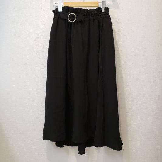 マジェスティックレゴン MAJESTIC LEGON スカート ロングスカート M 無地 黒 / ブラック /  レディース USED 古着 中古 10033281