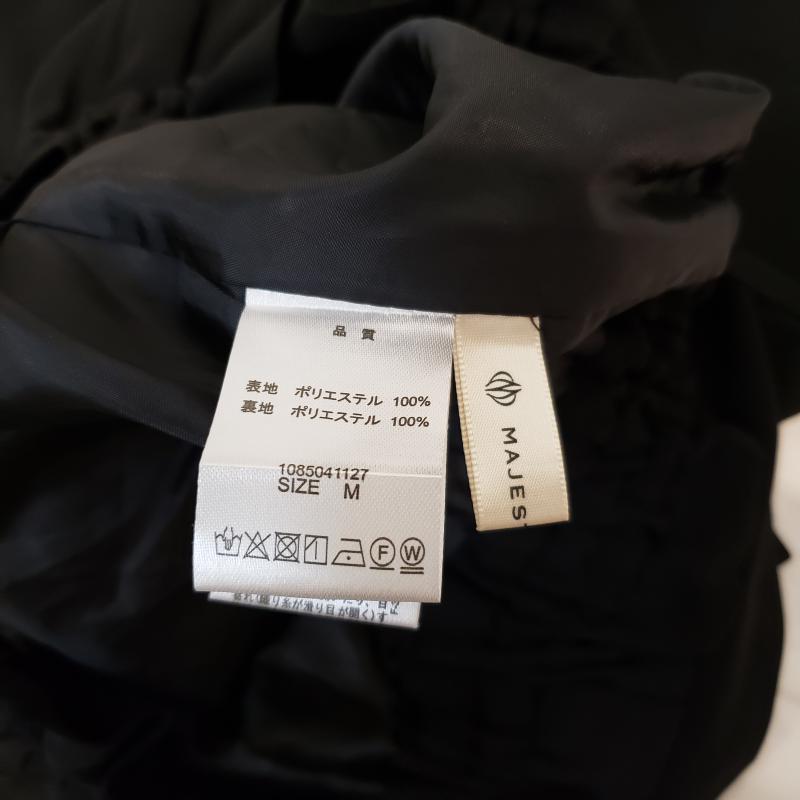 マジェスティックレゴン MAJESTIC LEGON スカート ロングスカート M 無地 黒 / ブラック /  レディース USED 古着 中古 10033281