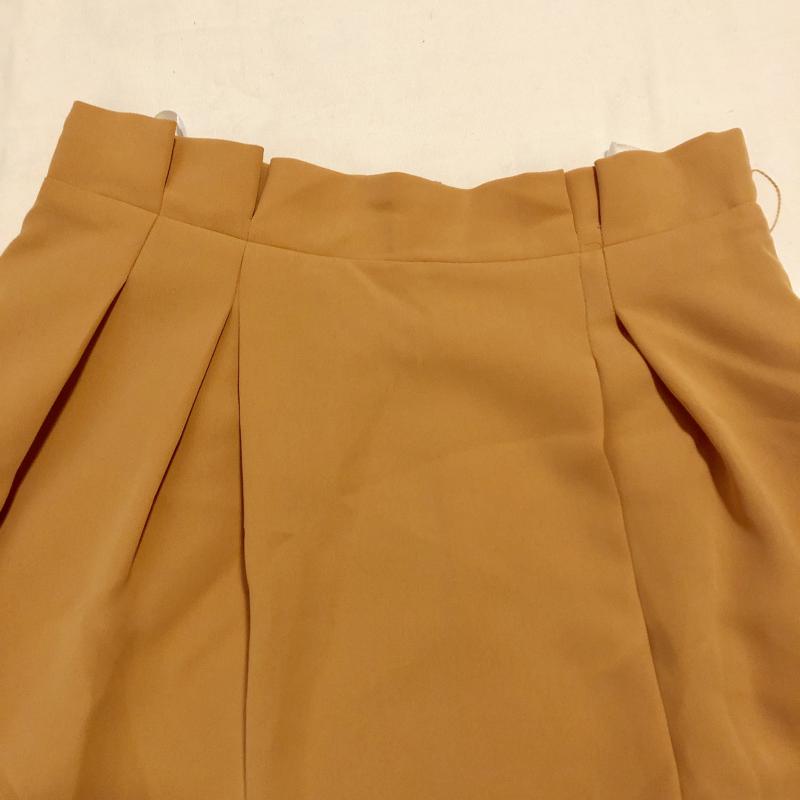 プロポーションボディドレッシング PROPORTION BODY DRESSING スカート ひざ丈スカート タックスカート 2 無地 黄 / イエロー /  レディース USED 古着 中古 10033304