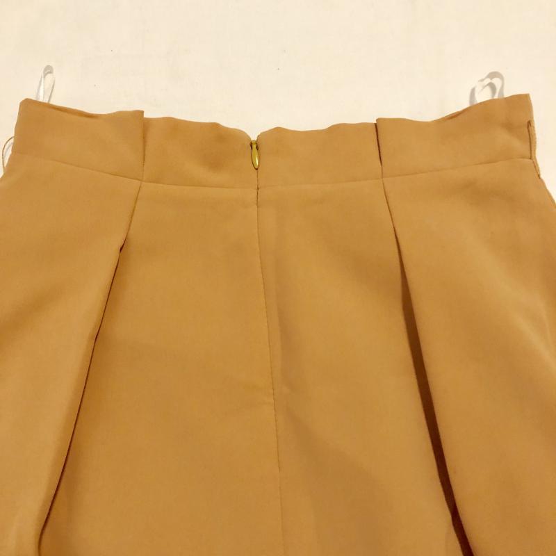 プロポーションボディドレッシング PROPORTION BODY DRESSING スカート ひざ丈スカート タックスカート 2 無地 黄 / イエロー /  レディース USED 古着 中古 10033304