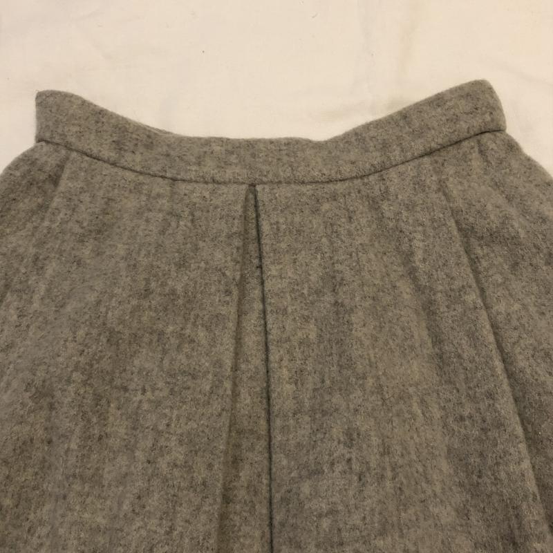 クローラ crolla スカート ミニスカート ウールスカート 36 無地 灰 / グレー /  レディース USED 古着 中古 10033311