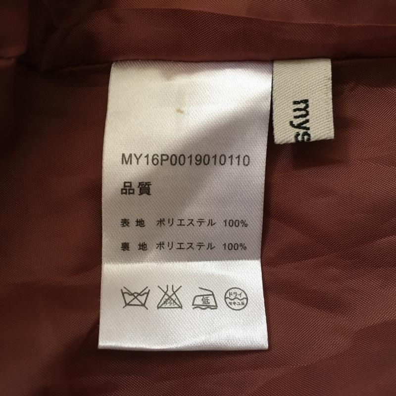 ミスティック mystic スカート ひざ丈スカート 無地 橙 / オレンジ /  レディース USED 古着 中古 10033378