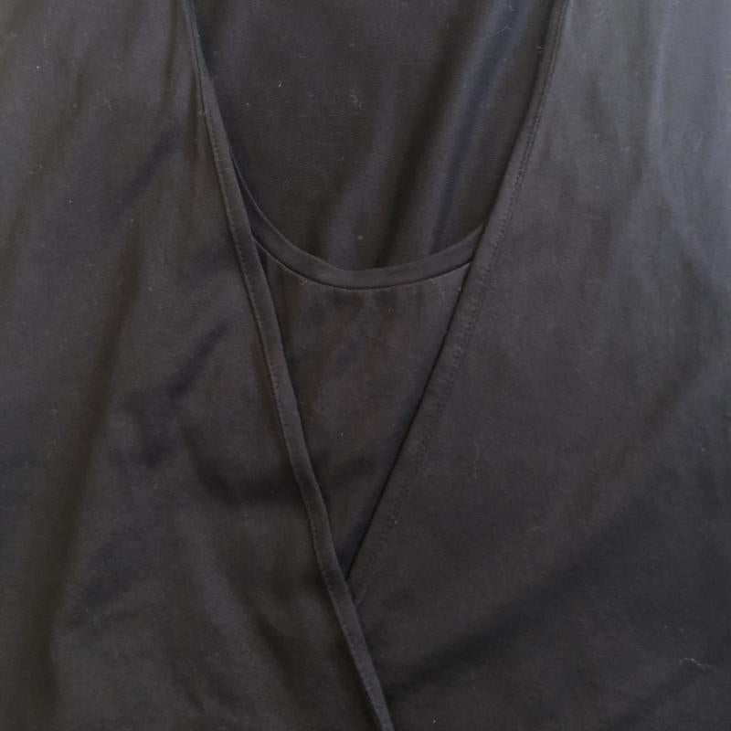 ヒューゴボス HUGO BOSS ワンピース ロングスカート カットソーワンピース　タンクトップ XS 無地 黒 / ブラック /  レディース USED 古着 中古 10033382