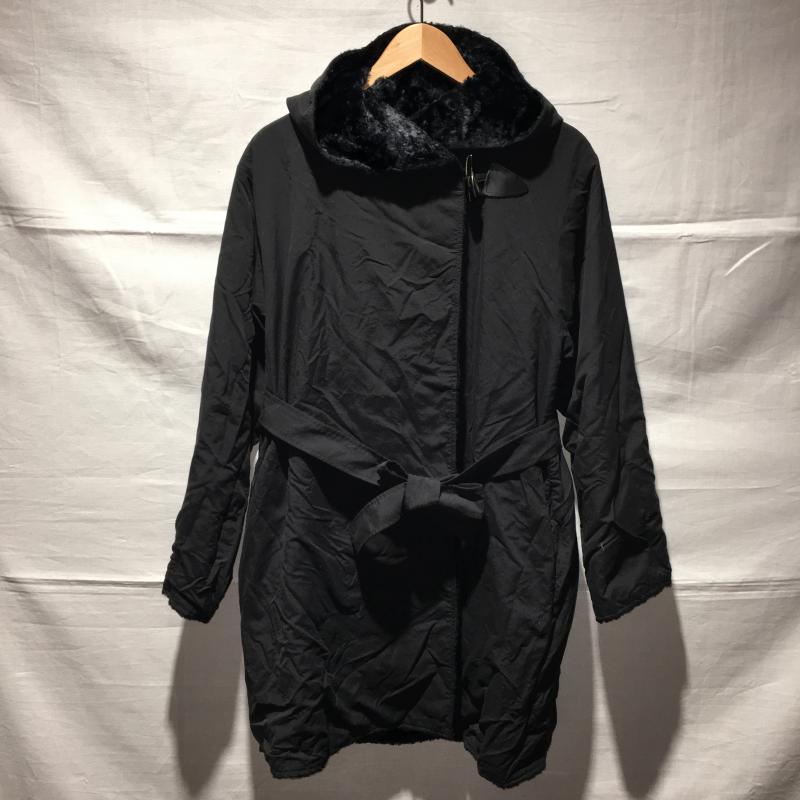 ラデュデュース Ra Dieux Dieuse コート コート一般 38 無地 黒 / ブラック /  レディース USED 古着 中古 10033407
