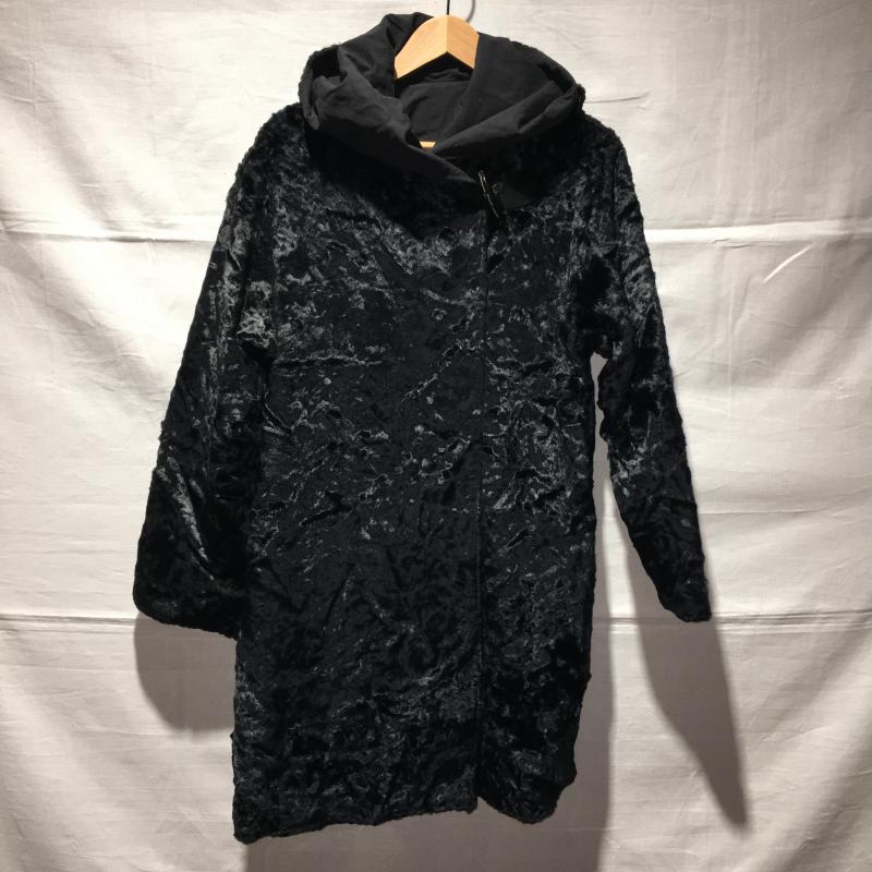 ラデュデュース Ra Dieux Dieuse コート コート一般 38 無地 黒 / ブラック /  レディース USED 古着 中古 10033407