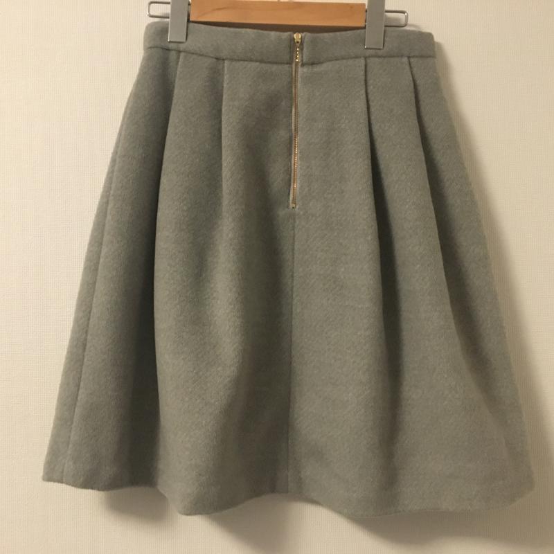 ロペピクニック ROPE' PICNIC スカート ミニスカート 38 無地 灰 / グレー /  レディース USED 古着 中古 10033460