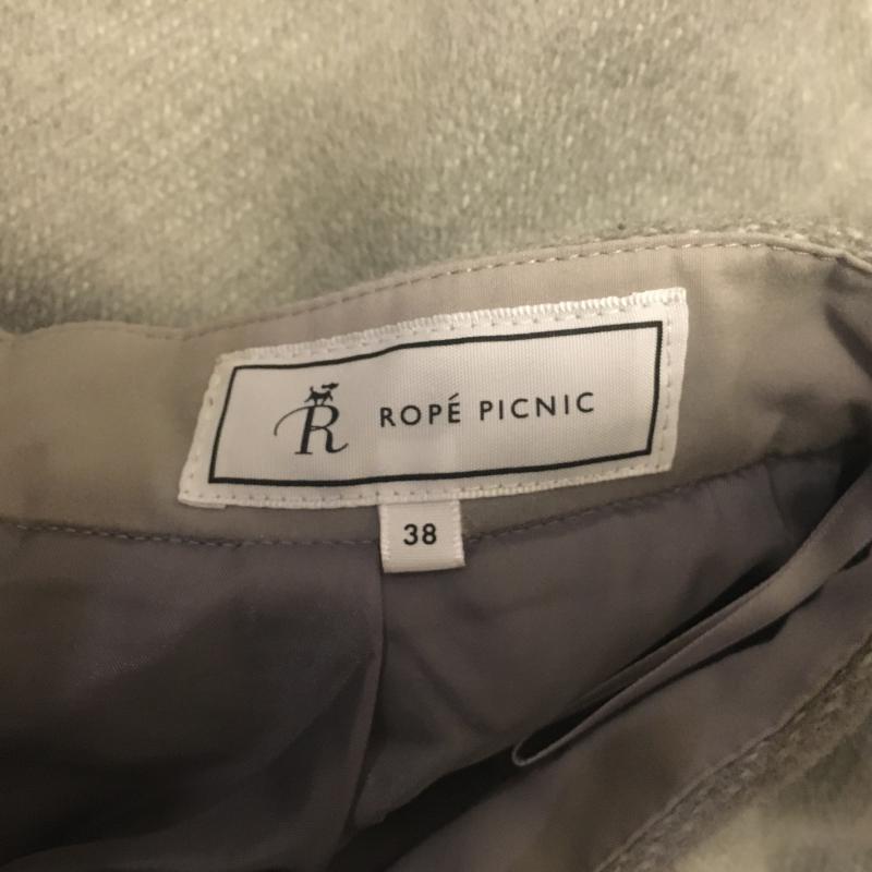 ロペピクニック ROPE' PICNIC スカート ミニスカート 38 無地 灰 / グレー /  レディース USED 古着 中古 10033460