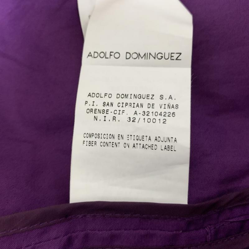 アドルフォドミンゲス ADOLFODOMINGUEZ スカート ひざ丈スカート 40 無地 紫 / パープル /  レディース USED 古着 中古 10033490