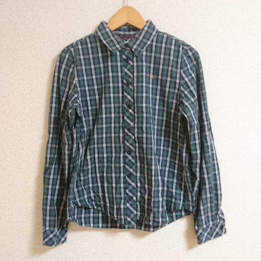 アーノルドパーマータイムレス arnold palmer timeless シャツ、ブラウス 長袖 2 チェック X ワンポイント マルチカラー / マルチカラー /  レディース USED 古着 中古 10033509