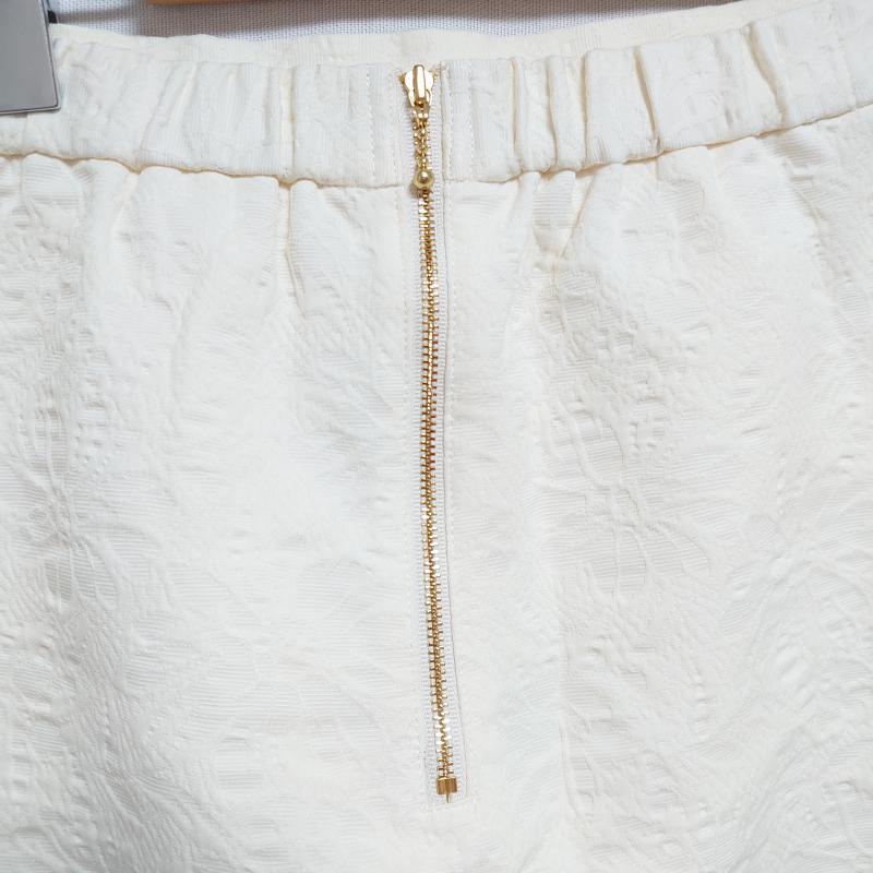ロペピクニック ROPE' PICNIC スカート ひざ丈スカート 38 花柄 白 / ホワイト /  レディース USED 古着 中古 10033598