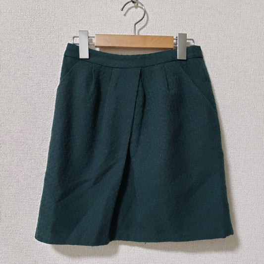 ロペピクニック ROPE' PICNIC スカート ミニスカート 36 無地 緑 / グリーン /  レディース USED 古着 中古 10033599