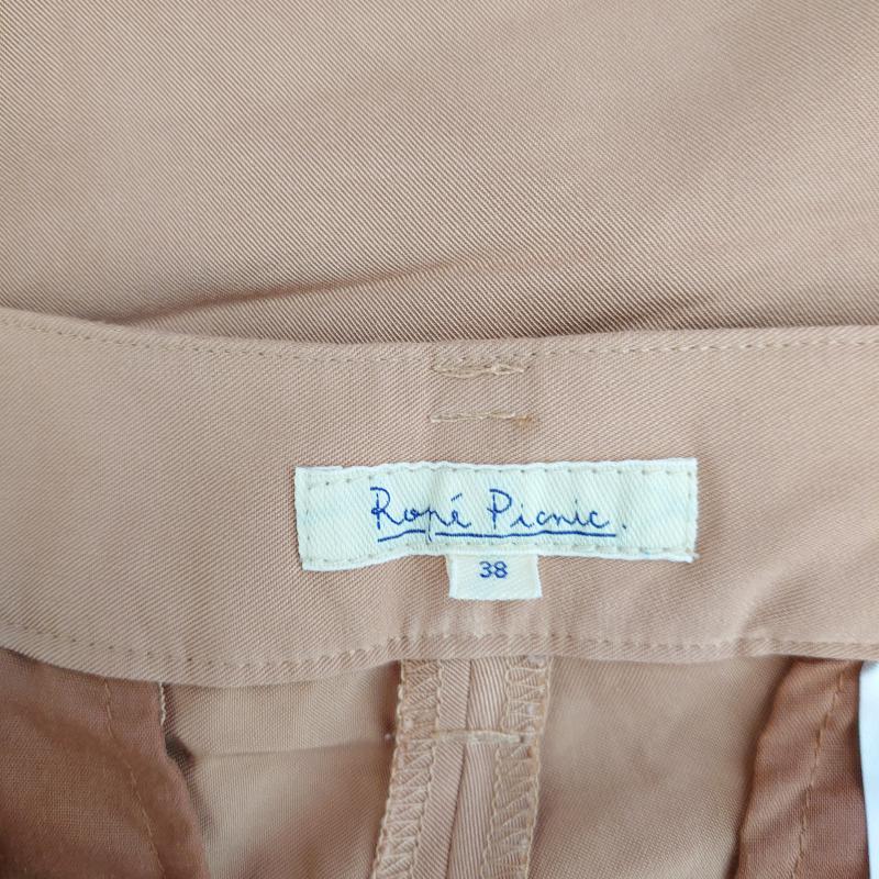ロペピクニック ROPE' PICNIC パンツ スラックス 38 無地 茶 / ブラウン /  レディース USED 古着 中古 10033608