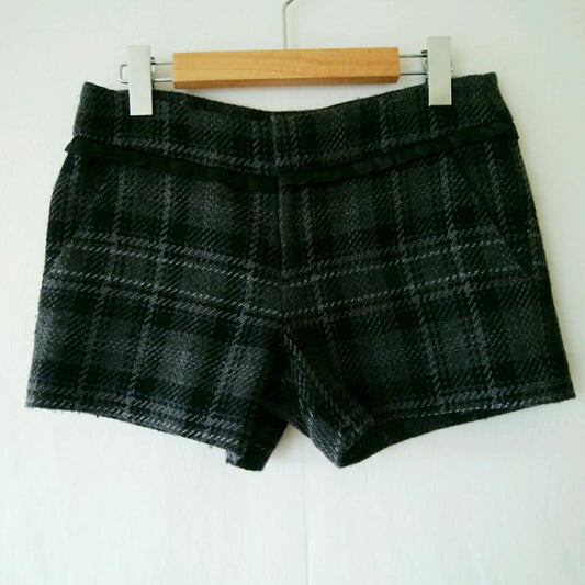 ジル バイ ジルスチュアート JILL by JILLSTUART パンツ ショートパンツ M チェック 灰 / グレー /  レディース USED 古着 中古 10033788