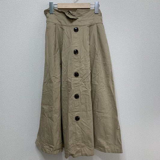 ヘザー Heather スカート ロングスカート フレアスカート FREE 無地 ベージュ / ベージュ /  レディース USED 古着 中古 10033825