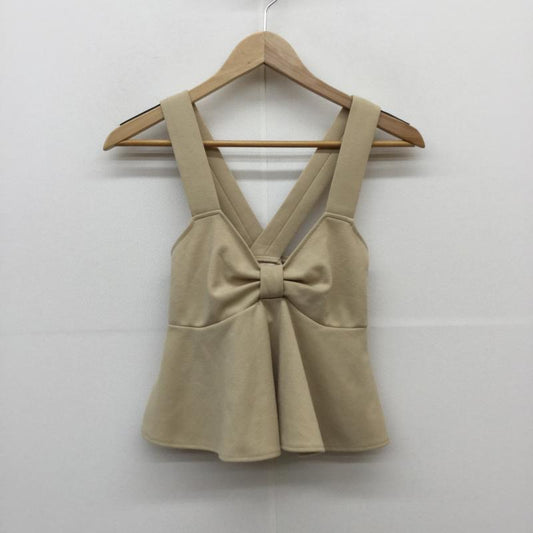 セシルマクビー CECIL McBEE トップス トップス M  ベージュ / ベージュ /  レディース USED 古着 中古 10033946