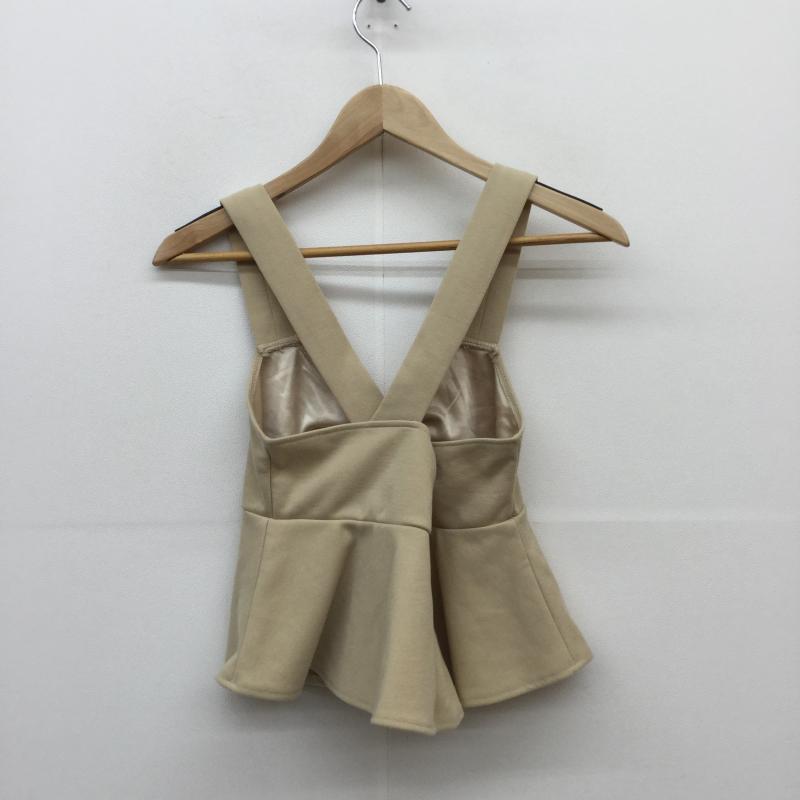 セシルマクビー CECIL McBEE トップス トップス M  ベージュ / ベージュ /  レディース USED 古着 中古 10033946