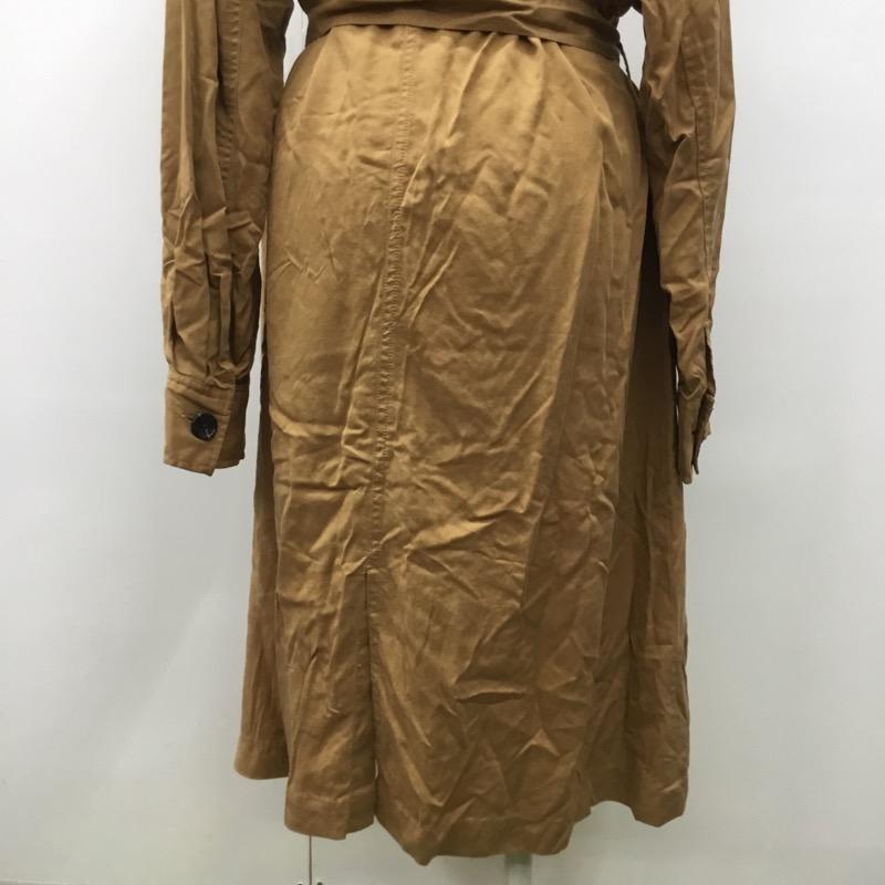 アングリッド Ungrid コート トレンチコート スタンドカラートレンチ 無地 M 無地 キャメル / キャメル /  レディース USED 古着 中古 10034081