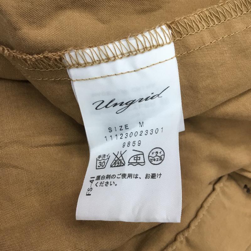 アングリッド Ungrid コート トレンチコート スタンドカラートレンチ 無地 M 無地 キャメル / キャメル /  レディース USED 古着 中古 10034081