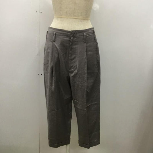 アナザーエディションクロア ANOTHEREDITION.CROIX ボトムス ボトムス ハーフパンツ 無地 S 無地 灰 / グレー /  レディース USED 古着 中古 10034089