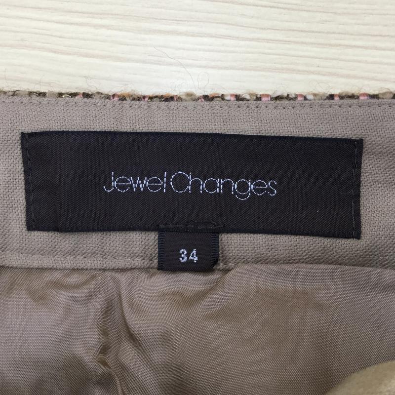 ジュエルチェンジズ Jewel Changes スカート ミニスカート 34  茶 / ブラウン /  レディース USED 古着 中古 10034105