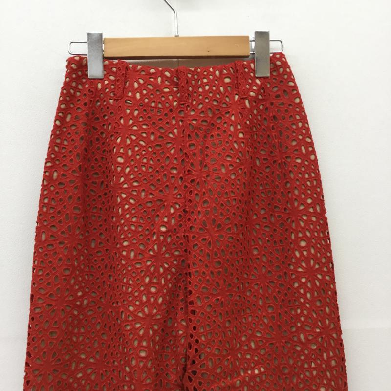 アリシアスタン ALEXIA STAM ボトムス ボトムス S レース柄 赤 / レッド /  レディース USED 古着 中古 10034168