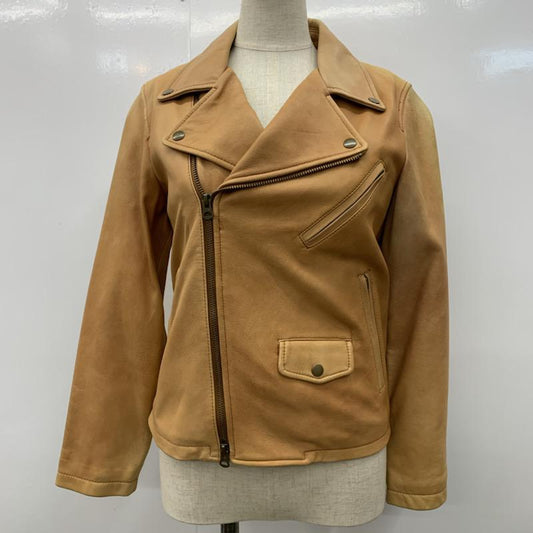 ビューティアンドユースユナイテッドアローズ BEAUTY&YOUTH UNITED ARROWS ジャケット、上着 ライダース M 無地 茶 / ブラウン /  レディース USED 古着 中古 10034307